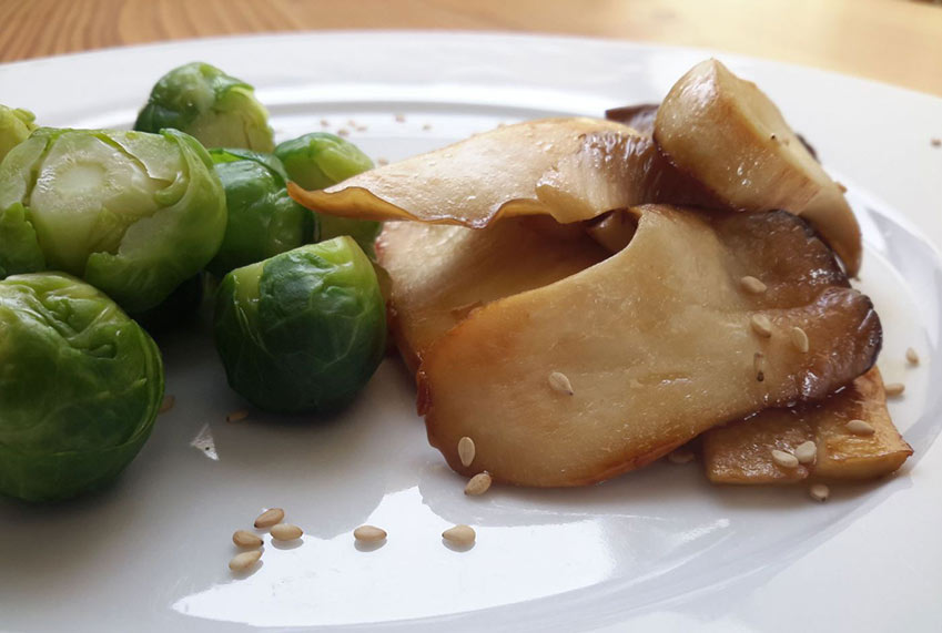 Gebratener Kräuterseitling