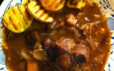 Ochsenschlepp-Ragout