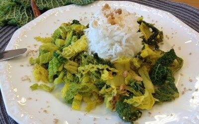 Grünkohl mit Ingwer